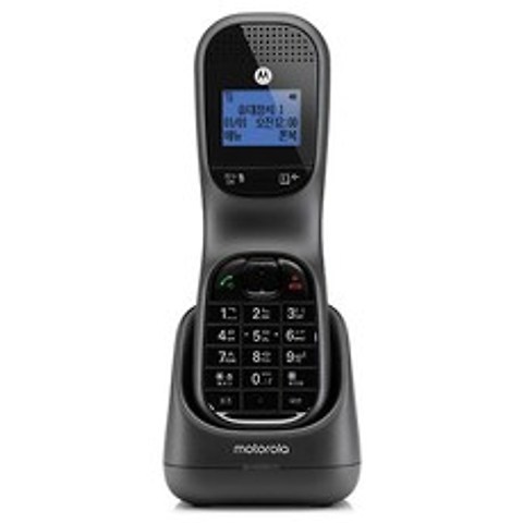 모토로라 디지털 무선 전화기 블랙, TD1001A