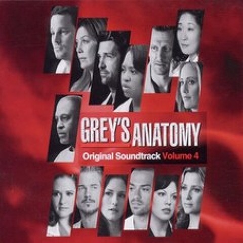 OST - Greys Anatomy Vol. 4 (그레이 아나토미 시즌 4) 유럽수입반, 1CD