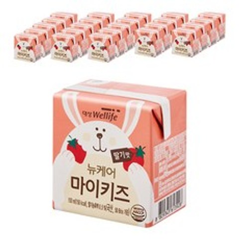 대상웰라이프 뉴케어 마이키즈 딸기맛, 150ml, 24개