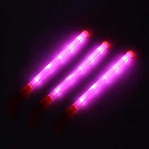 파티해 LED 야광봉 45cm, 핑크, 3개