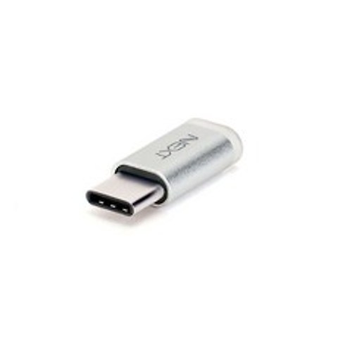 넥스트 타입C to USB 3.1 마이크로 5핀 타입C 변환 젠더 NEXT-1513TC, Silver, 1개