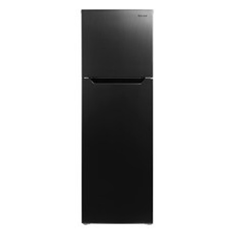 캐리어 클라윈드 1등급 인테리어 냉장고 블랙 메탈 256L 방문설치, CRF-TN256BDS