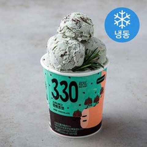 스키니피그 민트초코 아이스크림 (냉동), 474ml, 1개