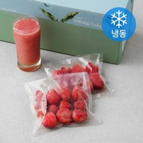 프레시밸런스 하루과일 딸기 (냉동), 120g, 14개