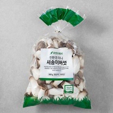친환경인증 미니 새송이버섯, 600g, 1봉