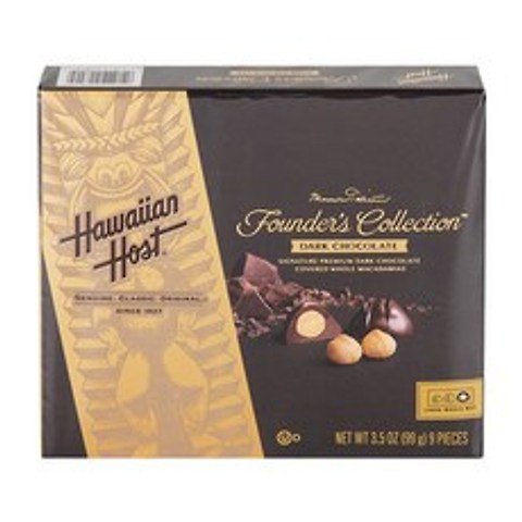 하와이안호스트 파운던스 컬렉션 다크 초콜릿, 99g, 1개