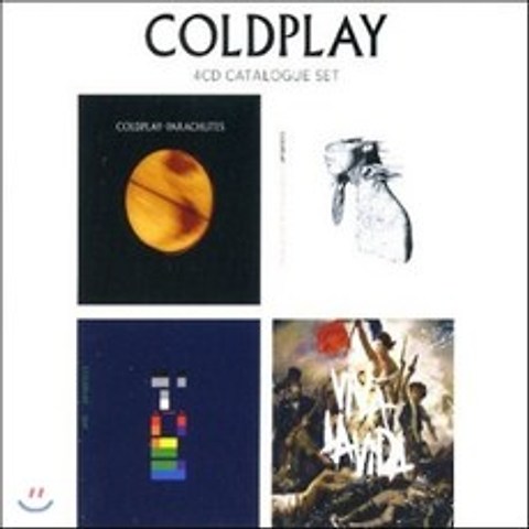 Coldplay - 4CD Catalogue Set (Limited Edition) (콜드플레이 1 2 3 4집 세트)