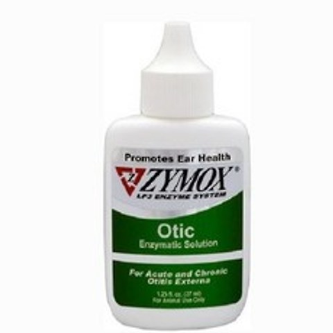 자이목스 강아지 고양이 귀세정제 그린 37ml/Zymox Otic Pet Ear Treatment without Hydrocortisone 1.25oz