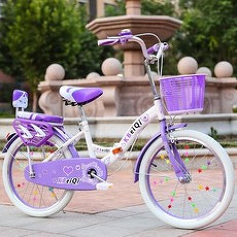 [해외 직송]DALIN 자전거 어린이 폴딩카 숙녀용 차 여자 어린이 초등학생 자전거 XZ47 A23, 적용 22