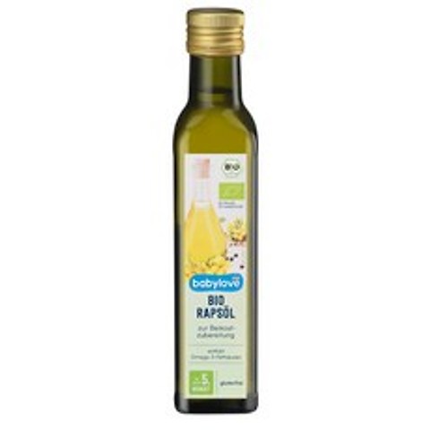 dm 베이비러브 오가닉 유채씨유 250ml 4팩 5개월 이상 Complementary food oil Organic rapeseed oil from