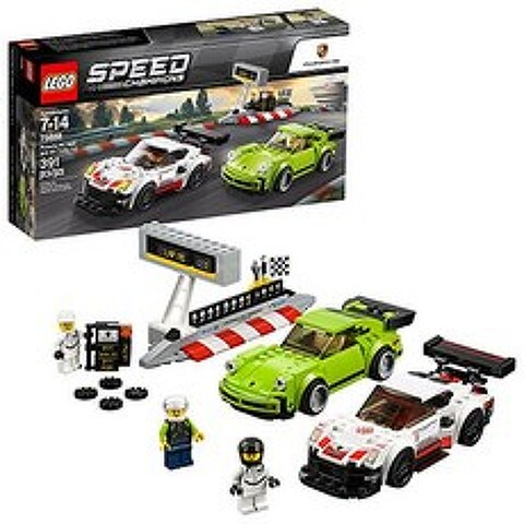 LEGO Speed Champions Porsche 911 RSR and 911 Turbo 3.0 75888 Building Kit (391 Pieces), 본문참고, LEGO Speed Champions Porsche 9, 본문참고
