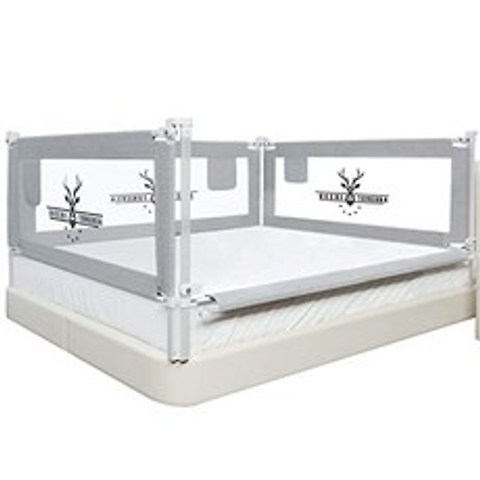EOM Bed Rails for Toddlers-New 업그레이드 된 엑스트라 롱 침대 가드 레일을위한 쌍둥이 더블 풀 사이즈 - E049008BRVJDQ43, 기본