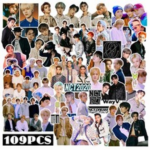 아이돌굿즈 NCT 굿즈 스티커 컴퓨터 캐리어 스티커 태일 이태용 109매