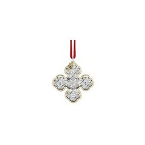 Reed and Barton 2020 50th Annual Christmas Cross Ornament 0.35 LB Metallic, 본상품