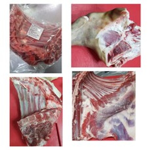냄새없는 흑염소 고기/지육 4kg/정남진 송백흑염소, 갈비 지육 4kg