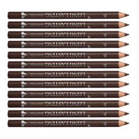 STK 12pcs 방수 오래 견딘 눈썹 메이크업 연필 눈썹 펜 세트, 1피스3, 갈색