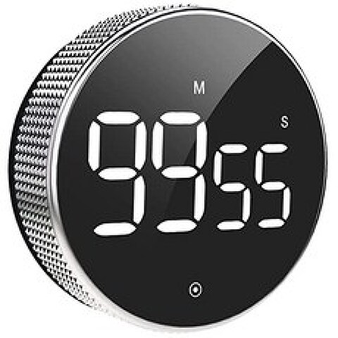 Kitchen Timer Magnetic Countdown LED Digital Timer，Twist One Button Operation for Teacher Kids and Elderly for Classroom Home Work Fitness, 본상품