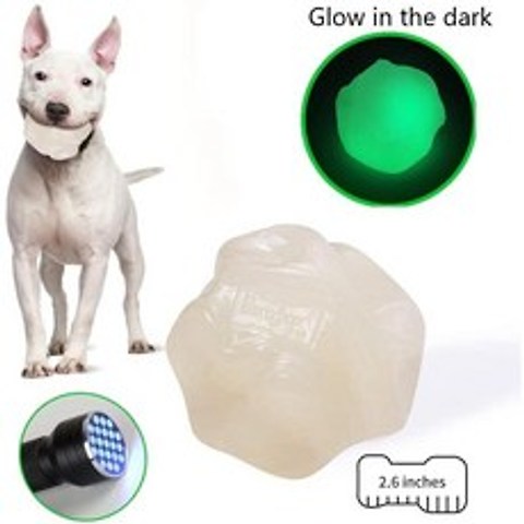 직구 EETOYS Dog Chew Toy for Aggressive Chewers Glow in The Dark Floats on Water Durable Dog Toy Inter, 상세참조, 상세참조