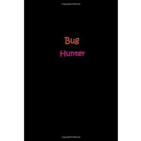 Bug Hunter Size 6 x 9 inch 120 Pages Lined Ruled NotebookJournal