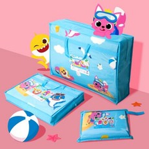 핑크퐁 돗자리-키즈/미니 어린이 1인용 휴대용 매트