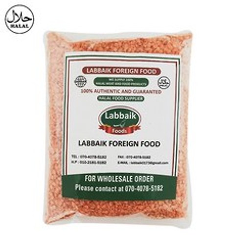 Labbaik Masoor Dal (Red Split Lentils) 800g 렌틸콩, 1개