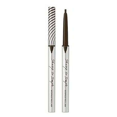 [미국] 1483135 CLIO Sharp So Simple Waterproof Pencil Eye Liner | Micro Precision Tip (2mm) Twist Up, 005 DARK BROWN_Single