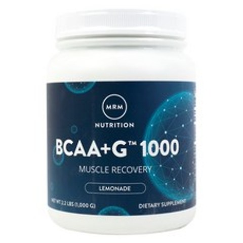 엠알엠 BCAA+G, 1000g, 레모네이드(Lemonade)