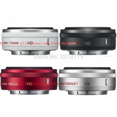 렌즈 Nikon 1 10mm 줌 렌즈 V1 V2 V3 J1 J2 J3 J4 J5 10 f 3.5 5.6 미러리스 카메라 렌즈 초침 | 카메라 렌즈 | -, 10mm 흰색, 니콘