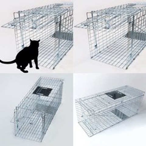 원터치 동물구조 고양이 포획망 유해동물 뉴트리아 포획틀, 유해동물 포획망 중
