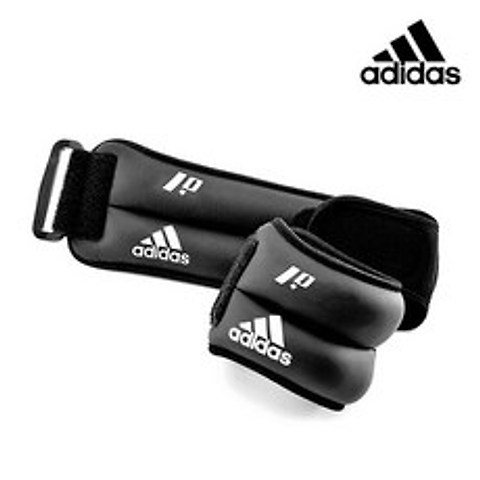 ADIDAS 아디다스 손목 중량 모래 철 주머니 0.5Kg 1Kg 세트, 1 Kg X 2개 세트