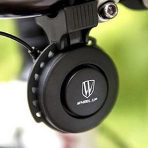 WHEELUP 자전거 USB 충전식 120db 데시벨 전자벨 안전벨 경적 크락션 방수 핸들바 타입 악세사리 용품, 1개, 자전거 120db 전자벨(블랙)