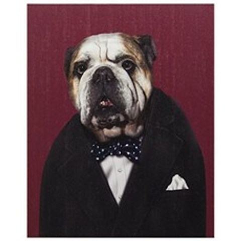 Empire Art Direct Pets Rock Leader Graphic Wrapped Dog Canvas Wall Art 20 