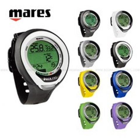 Mares 마레스 퍽 프로+ 컴퓨터 스킨 스쿠버 장비, 블랙
