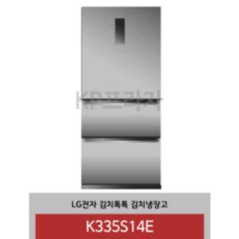 LG전자 디오스 김치톡톡 김치냉장고 K335S14E