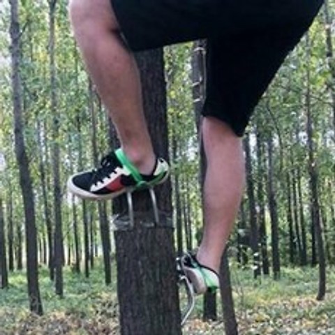 잣나무신발 잣신발 나무타기 채집 잣발 잣까기 은행까기 등복기 나무오르기 신발 받침