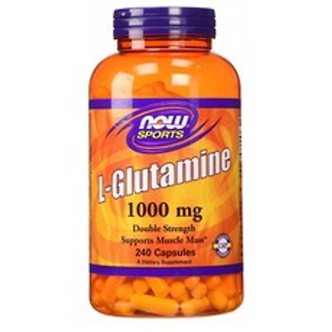 NOW Foods Now L-글루타민 L-Glutamine 1000mg 240정, 1팩
