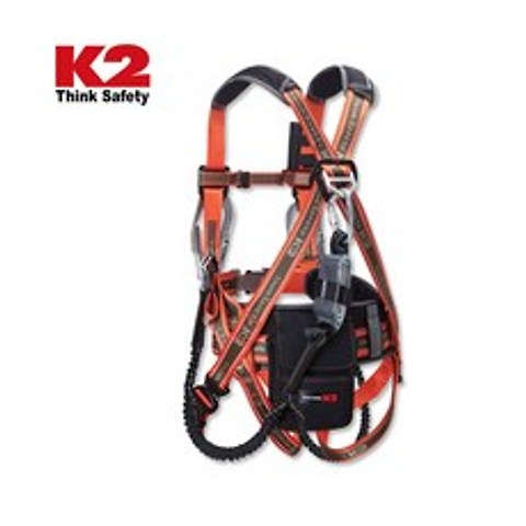 K2 안전벨트 KB-9302 Y줄 전체식안전벨트 Orange