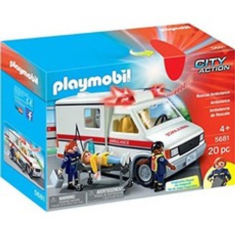 PLAYMOBIL 구조 구급차, One Color_One Size, One Color, 상세 설명 참조0