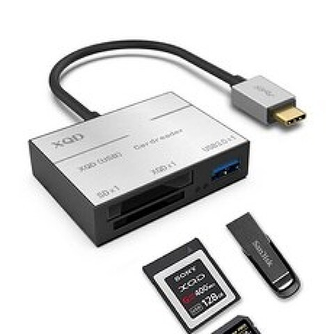 전문 유형 C USB 3.0 SD SDHC 메모리 카드 XQD 카드 스마트 카드 리더 OTG 어댑터 Macbook 500MB S for Sony for lexar