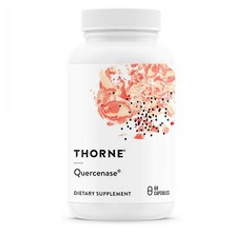 Thorne Research Quercenase 쏜 리서치 퀘르세틴 파이토솜 브로멜라인 60캡슐, 1개