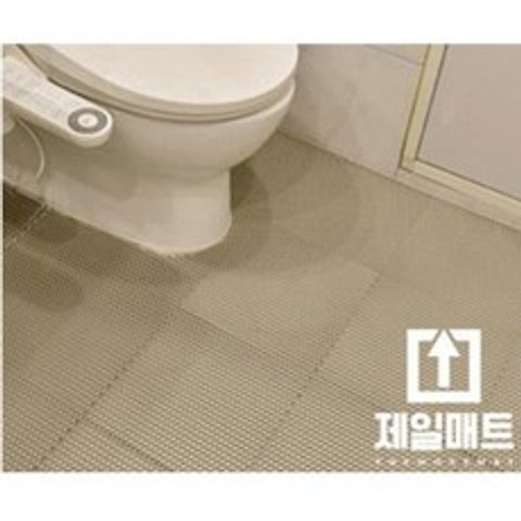 [제일매트] 국산 KC인증 화장실 욕실 벌집 미끄럼방지매트, 그레이-특대-120x200