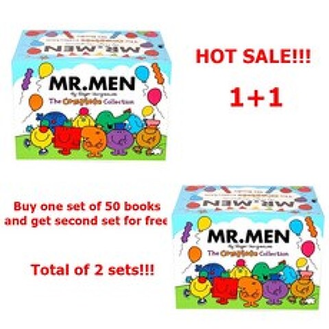 미스터맨 Mr.Men The Complete Collection 50권 EQ 천재들
