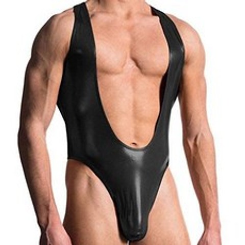 IGIG Mens Sexy Lingerie Bodysuit Open Front Bikini Underwear T/312745