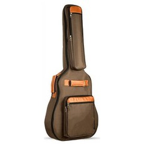 뭐였지 모던 기타케이스 기타가방 긱백 클래식, 브라운(110x43cm)