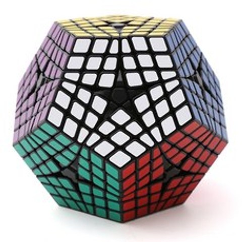 메가밍크스 큐브 두뇌 훈련 큐브 블럭, 6계 5 흑색