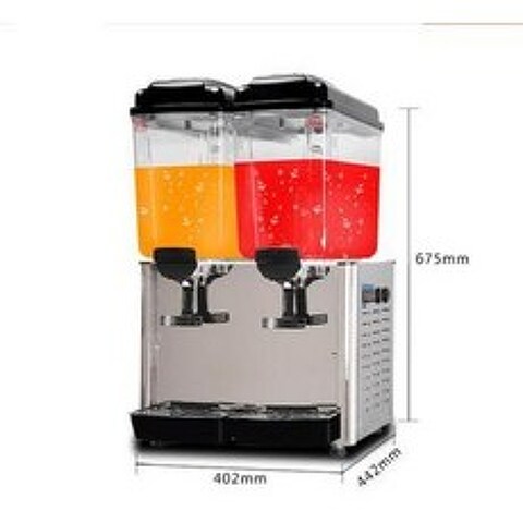 냉음료 디스펜서 음료 자판기 기계온 더블주스기는 냉음료와 온열주스 냉열주스 현