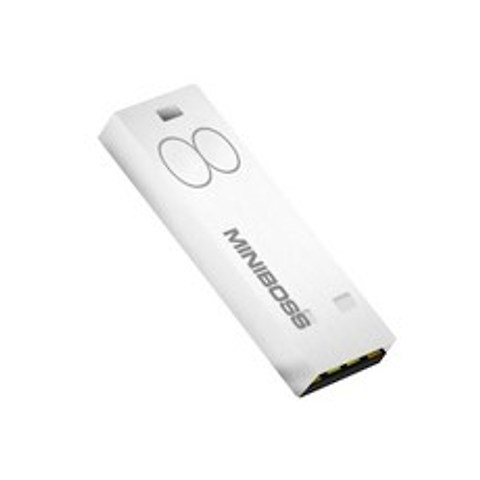 미니보스 USB메모리 카드 스틱형 메모리 사무용USB, 화이트, 8GB