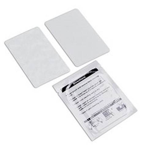[미국] 566473 CR80 Cleaning Cards Dual Side Card Reader Cleaner POS Swipe Terminal Cleaning Cards CK, 10 IPA Cards+10 Adhesive Cards