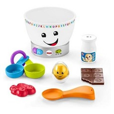 Fisher-Price Laugh amp; Learn Magic Color Mixing Bowl Musical Baby Toy, One Color_One Size, 상세 설명 참조0, 상세 설명 참조0