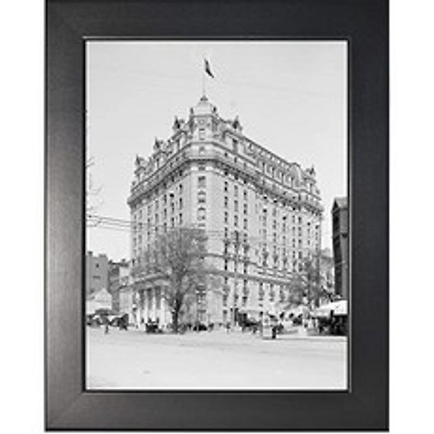 EOM Willard의 호텔 부드러운 블랙 프레임 워싱턴 사진 - 1902 년 역사 작품 - (8.5 [8.5